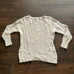 Cozy Cotton Blend Knit Sweater